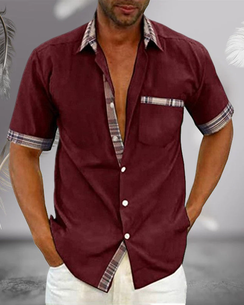 Jackson | Casual Mens Short Sleeve Button Up Shirt 3
