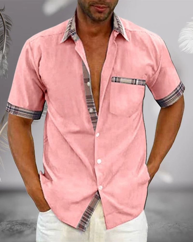 Jackson | Casual Mens Short Sleeve Button Up Shirt 6
