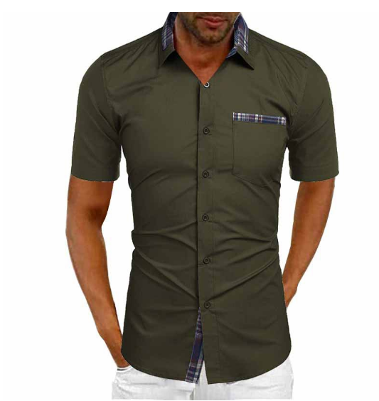 Jackson | Casual Mens Short Sleeve Button Up Shirt 8