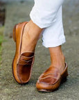 James | Classic Brown Loafers for Men 0