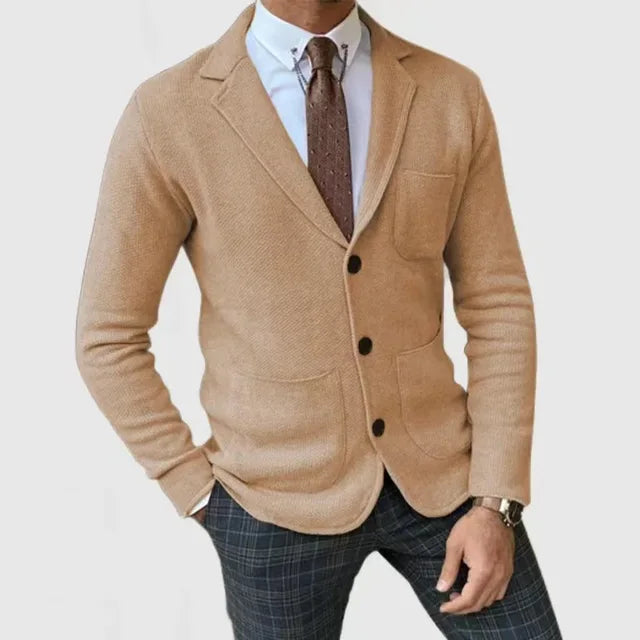 Jelle | Stylish Knitted Blazer for Men – Smart Casual Everyday Look 0