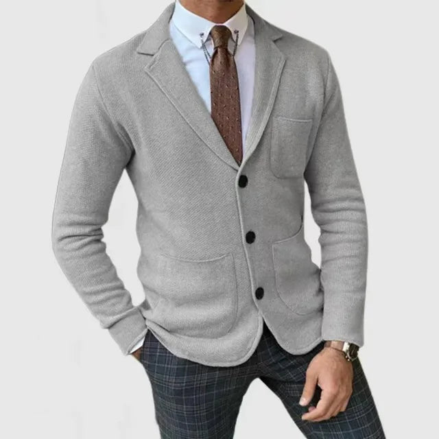 Jelle | Stylish Knitted Blazer for Men – Smart Casual Everyday Look 1