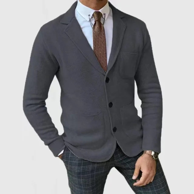 Jelle | Stylish Knitted Blazer for Men – Smart Casual Everyday Look 2