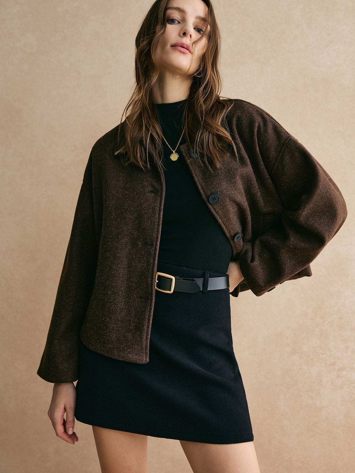 Jelly | Refined Tweed Button Down Jacket 1