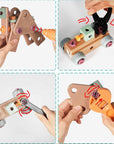 Kids Construction Tool Set – Safe Learning Kit for Ages 3+, Includes Hammer, Screwdriver, and Toolbox 1