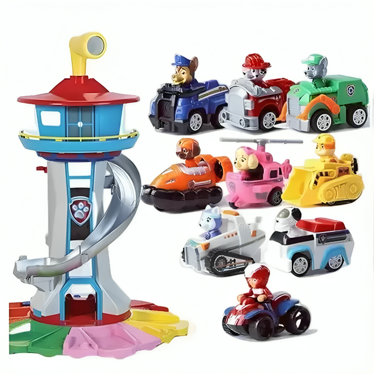 Kids Play Tower with Slide and Figures – Fun Indoor and Outdoor Activity Set for Toddlers and Children 1