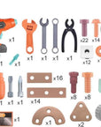 Kids Tool Set - Safe & Complete - Hammer, Screwdriver, Saw - Child-Friendly Materials 2