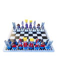 Kids Wooden Chess Set - Fun Learning Tool for Strategic Thinking - 30x30 cm with Chess Pieces 0