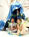 Kids' Building Set - Creative Forts & Tents - Fun Educational Plastic Toy! 2