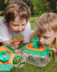 Kids' Insect Exploration Set - Safe Plastic with Magnifying Glass and Terrarium 2