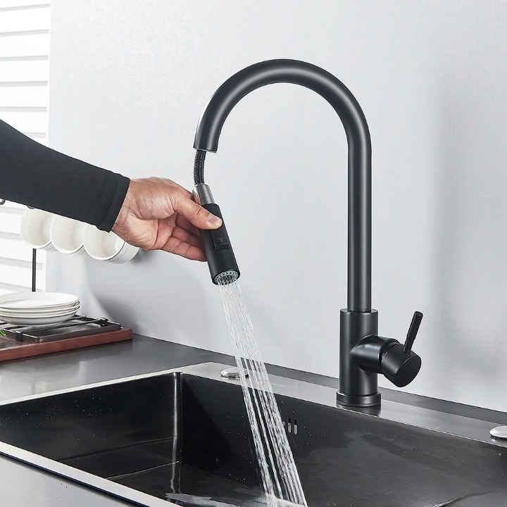 Kitchen Tap with Touch Sensor and Pull Out 4