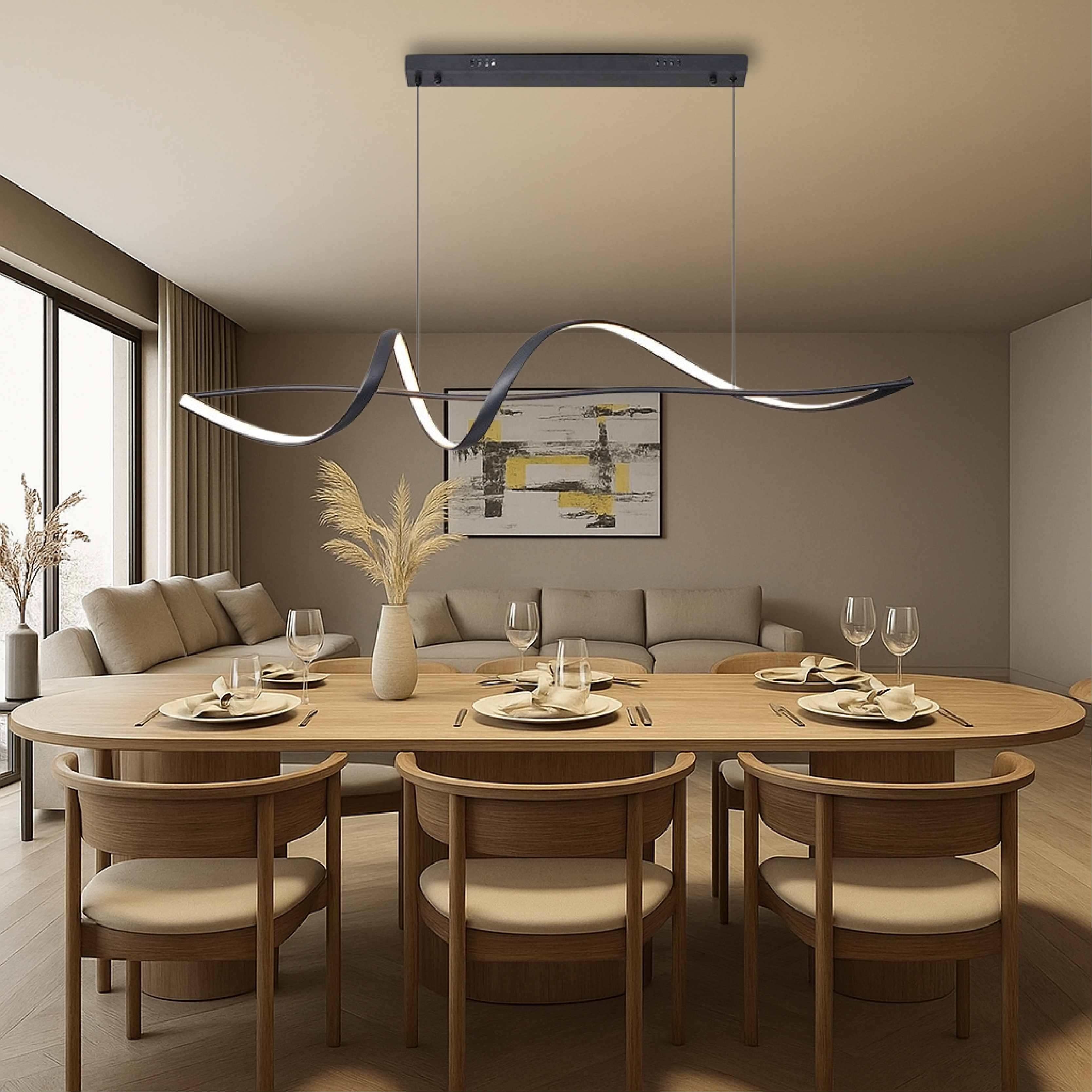 Klaren | Aurora-style Modern Pendant Lamp 3