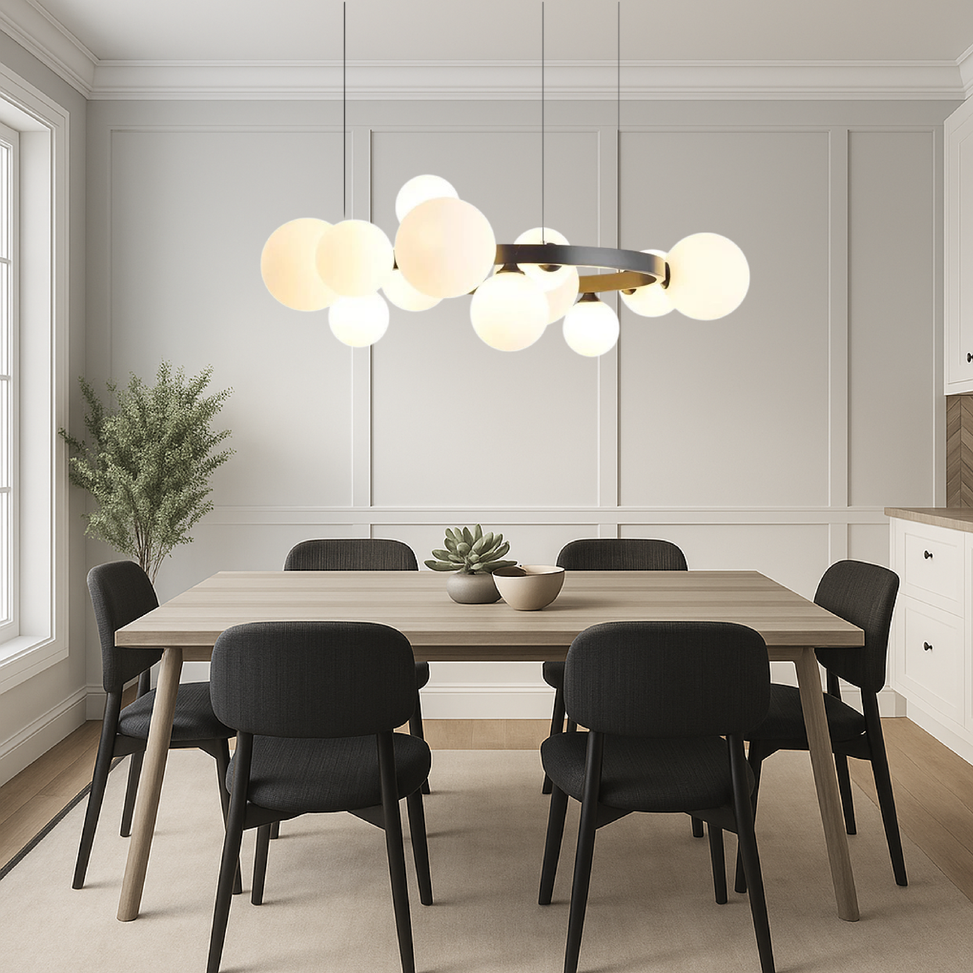 Klarith | Modern Scandinavian Style Living Room Chandelier 0