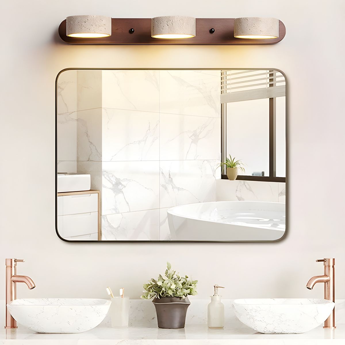 Klaro | Elegant Travertine-inspired Wall Lamp for Modern Home Living 3