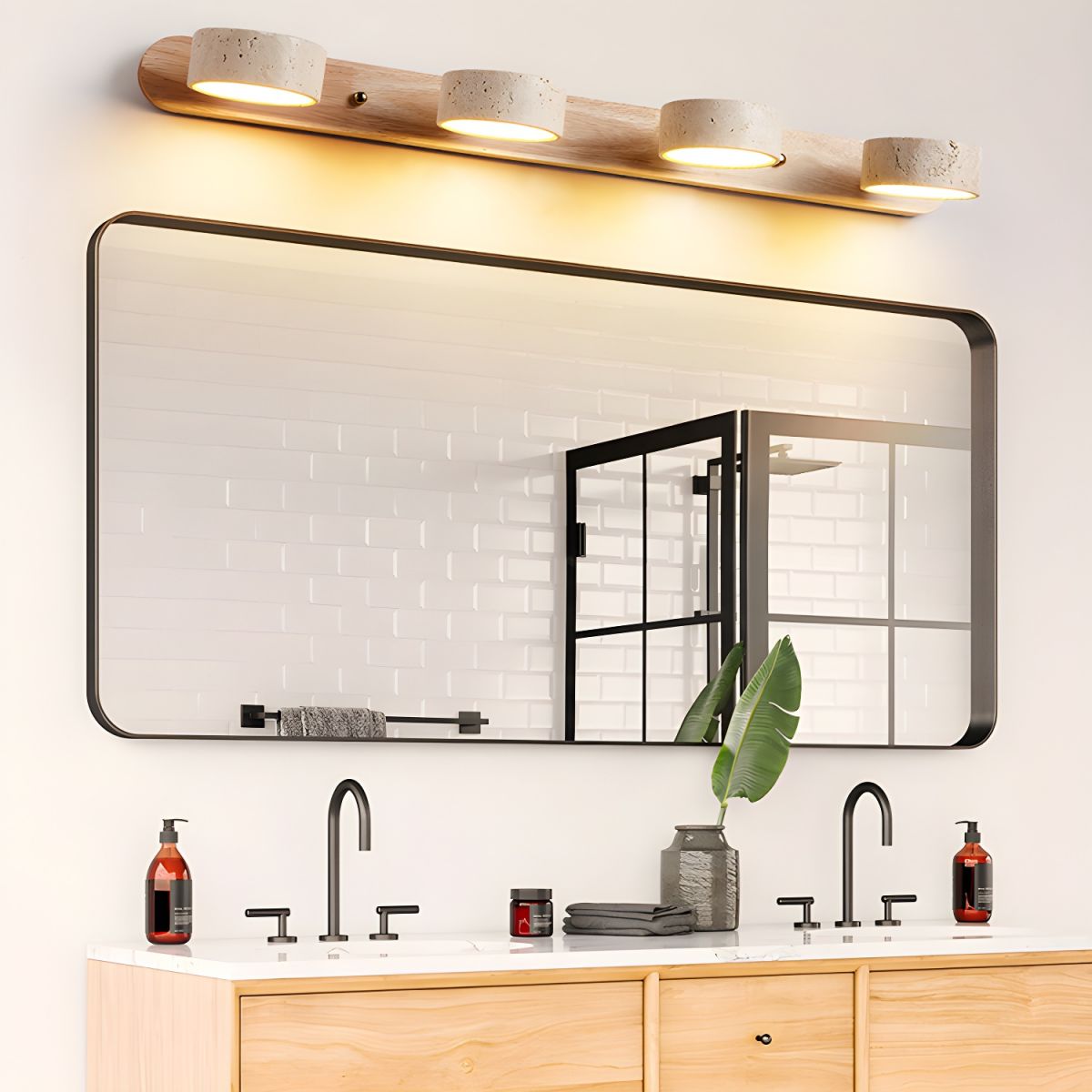 Klaro | Elegant Travertine-inspired Wall Lamp for Modern Home Living 6