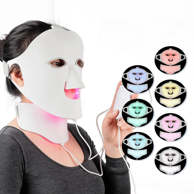 LED Therapy Mask 7-Color Light Rejuvenation Medical-Grade Silicone 1