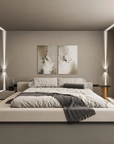 AuraBeam – Elegant LED Wall Light Design for Dynamic Illumination