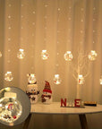 LanternLuxe | Warm LED Christmas Curtain Decor 2