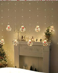 LanternLuxe | Warm LED Christmas Curtain Decor 3