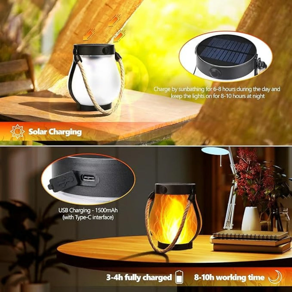 LanternaGlow | Waterproof Solar Lantern Light for Decorative Garden Ambiance 5