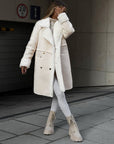 Larissa | Elegant Plus Size Coat for Women – Warm Winter Plush Lapel 4