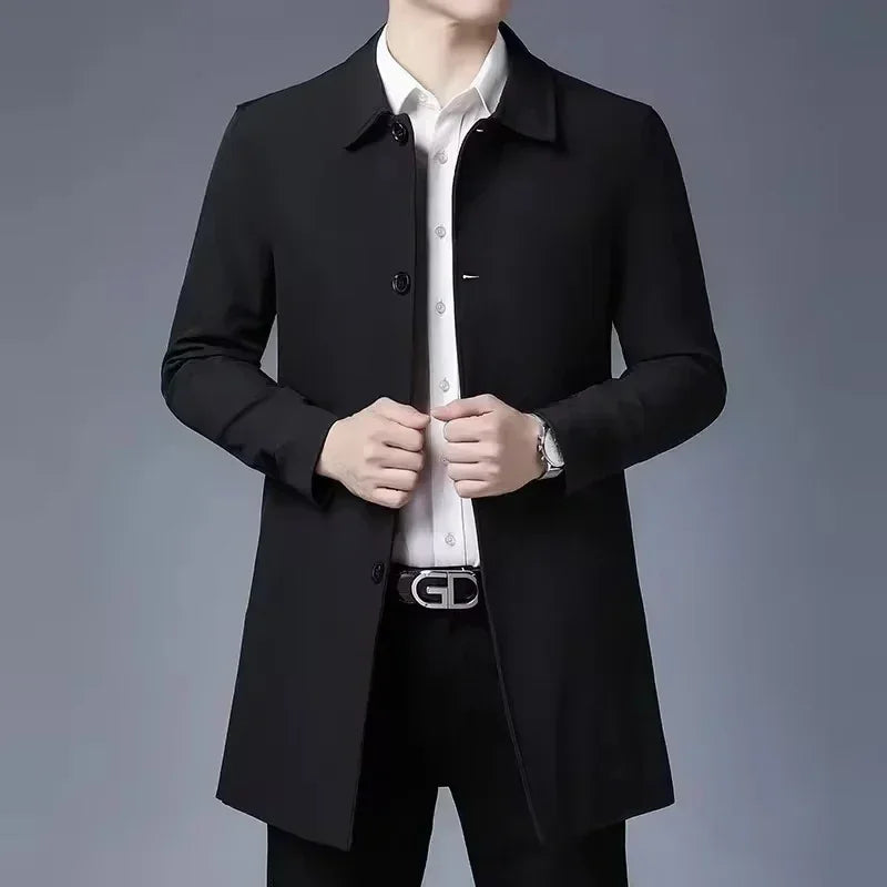 Lars | Classic Men’s Long Coat for a Polished and Professional Look 2