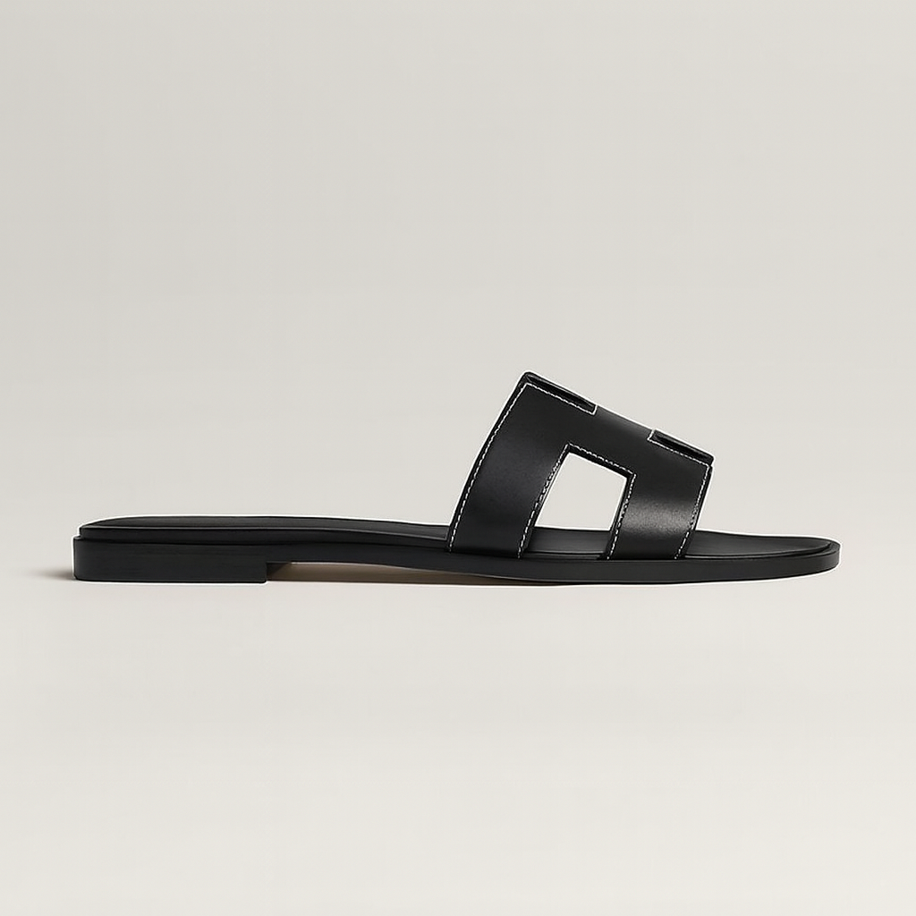 Leather Flat Sandals for Women with Adjustable Cut Out Straps – Comfortable Everyday Footwear 8