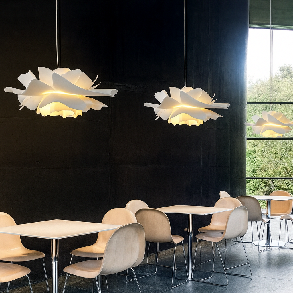 Leofora | Elegant Floral Leaf Hanging Ceiling Lamp 2
