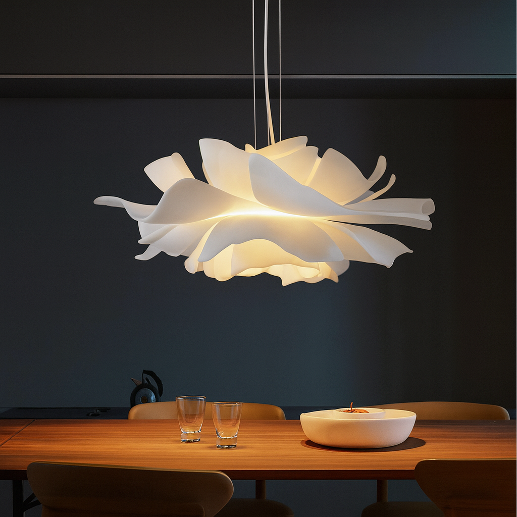 Leofora | Elegant Floral Leaf Hanging Ceiling Lamp 3