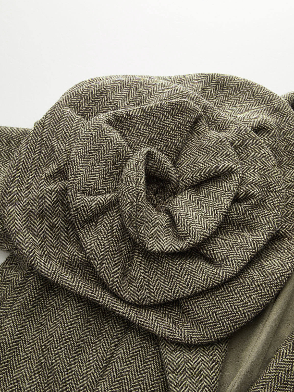 Leona | Large 3D Flower Single Button Tweed Blazer 1