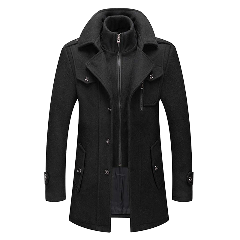 Leonel | Classic Men's Warm Winter Coat with Fashionable Look 0