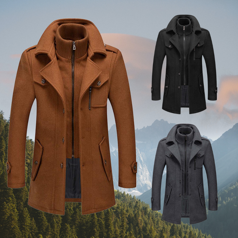 Leonel | Classic Men's Warm Winter Coat with Fashionable Look 1