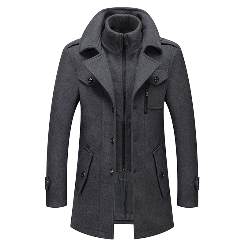 Leonel | Classic Men's Warm Winter Coat with Fashionable Look 3
