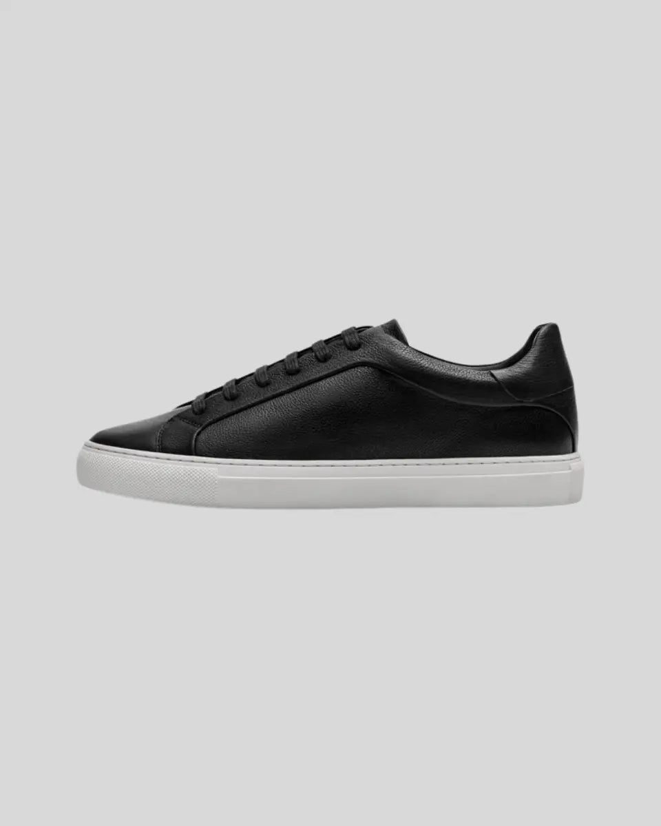 Ethan | Stylish Black Leather Sneakers 1