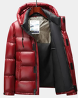 Levi | Men’s Winter Puffer Jacket — Warm, Hooded, and Zippered 0