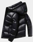 Levi | Men’s Winter Puffer Jacket — Warm, Hooded, and Zippered 3