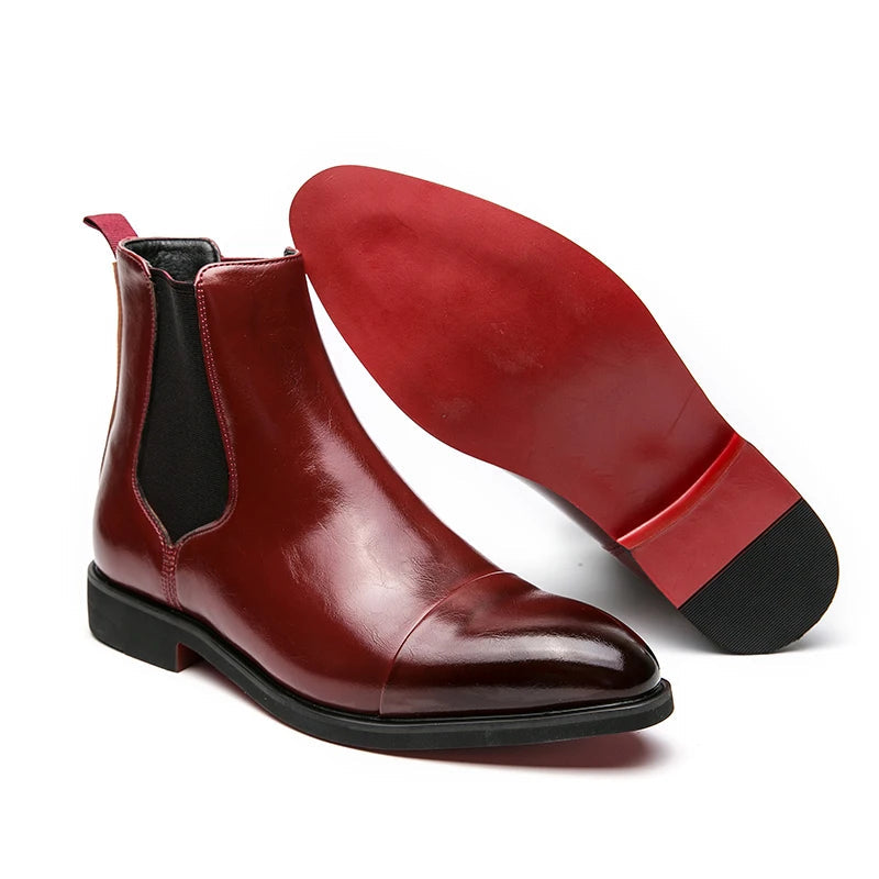 Liam | Classic Comfortable Black Chelsea Boots for Men 5