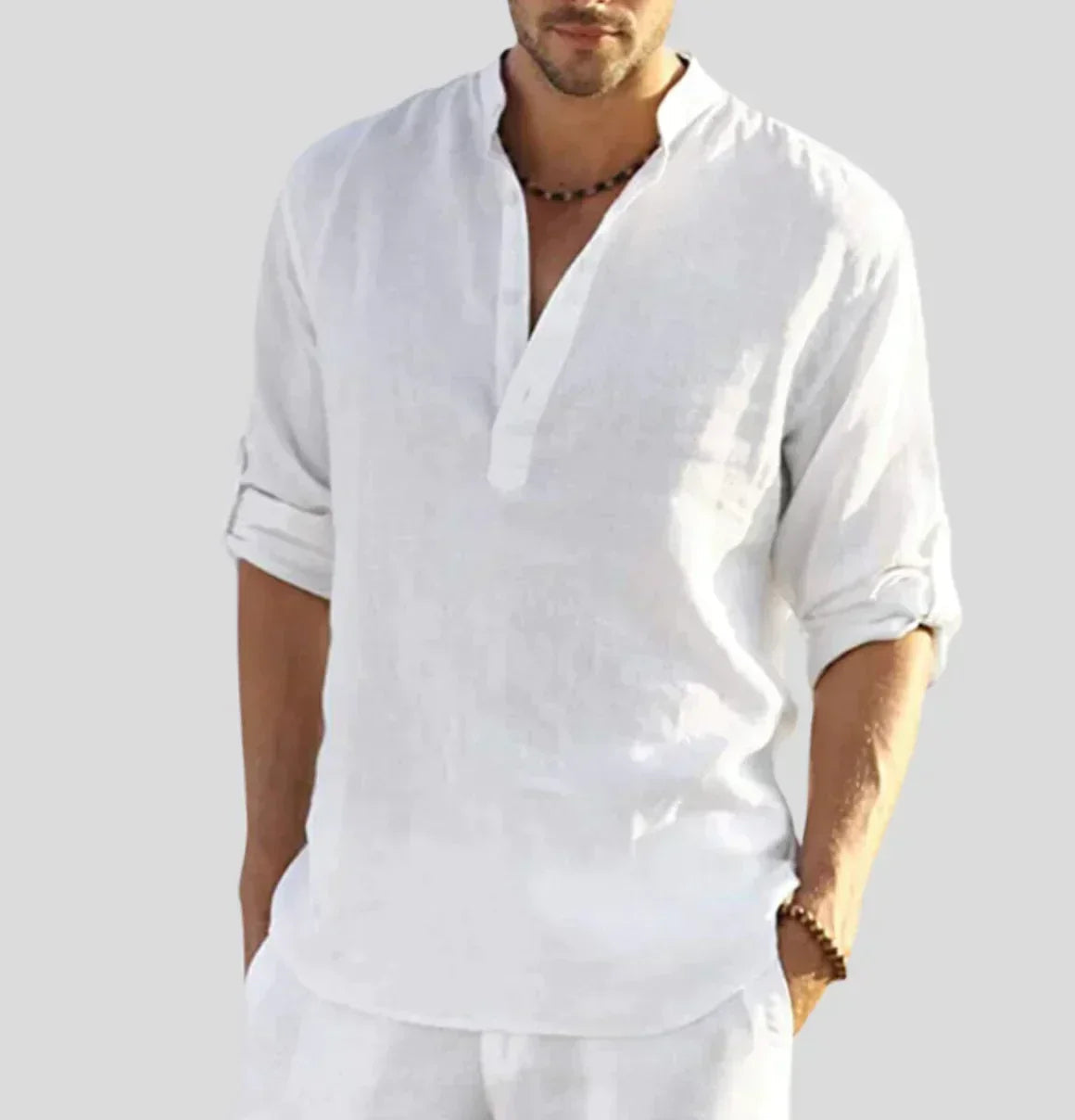 Liam | Elegant Breathable Men's Dress Shirt for Versatile Style 0