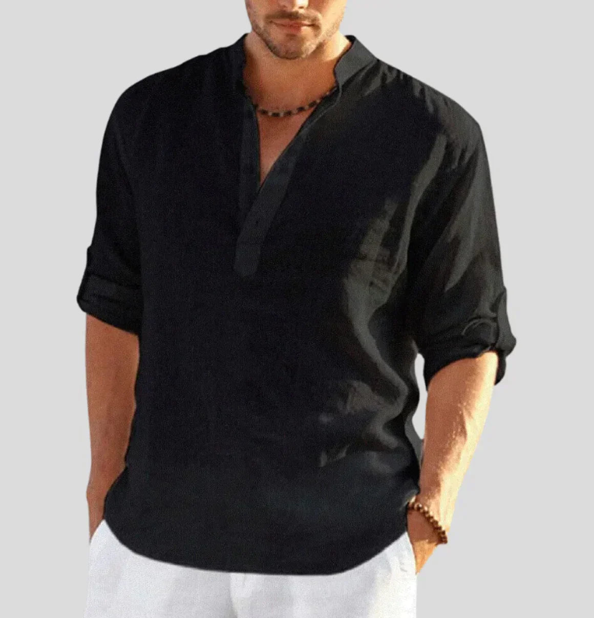 Liam | Elegant Breathable Men's Dress Shirt for Versatile Style 3