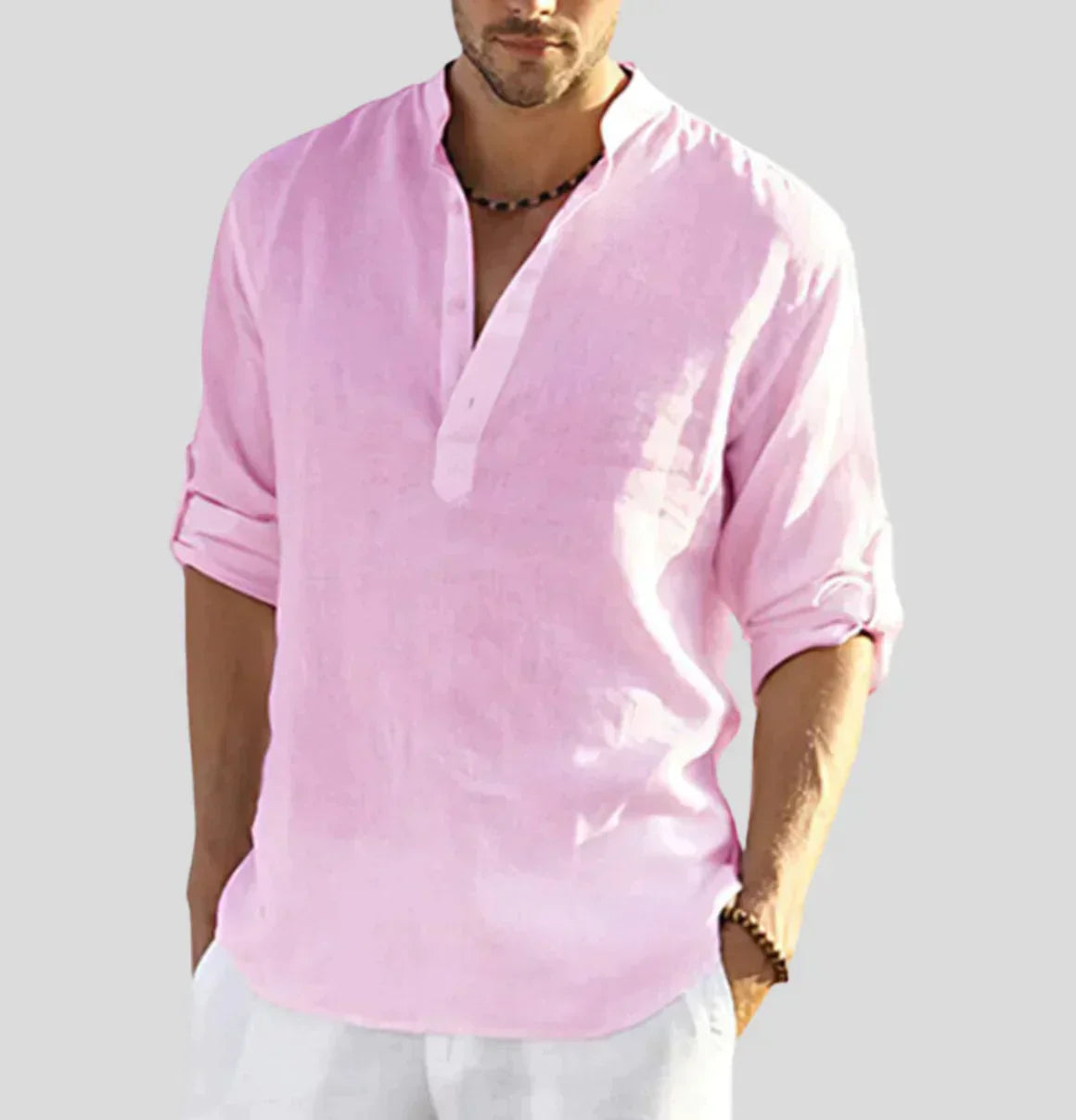 Liam | Elegant Breathable Men&#39;s Dress Shirt for Versatile Style 6