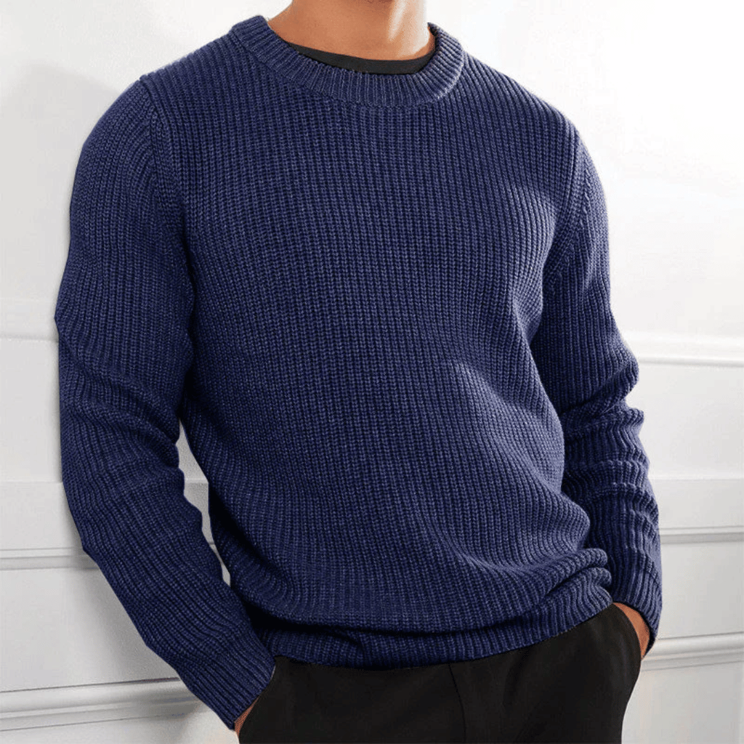Liam | Elegant Soft Knit Pullover 0