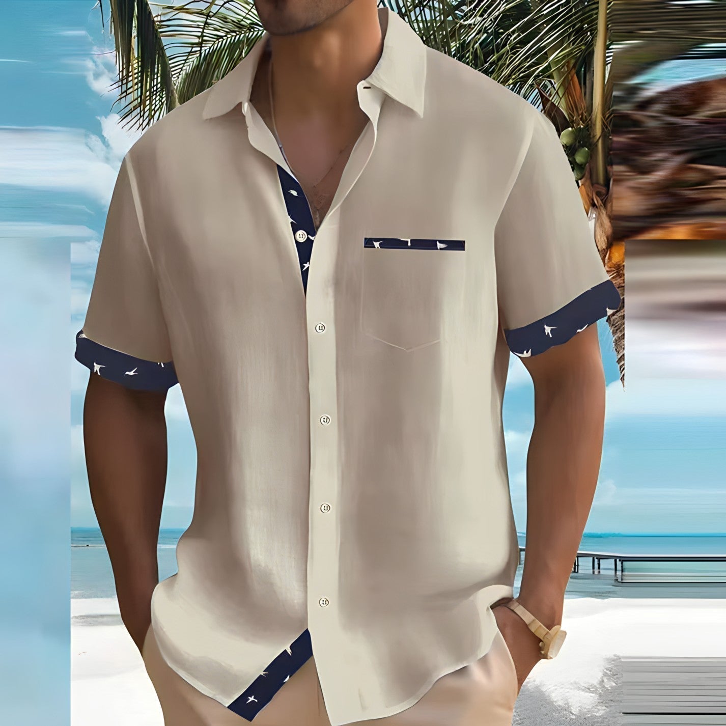 Liam | Lightweight Breathable Men's Shirt 1