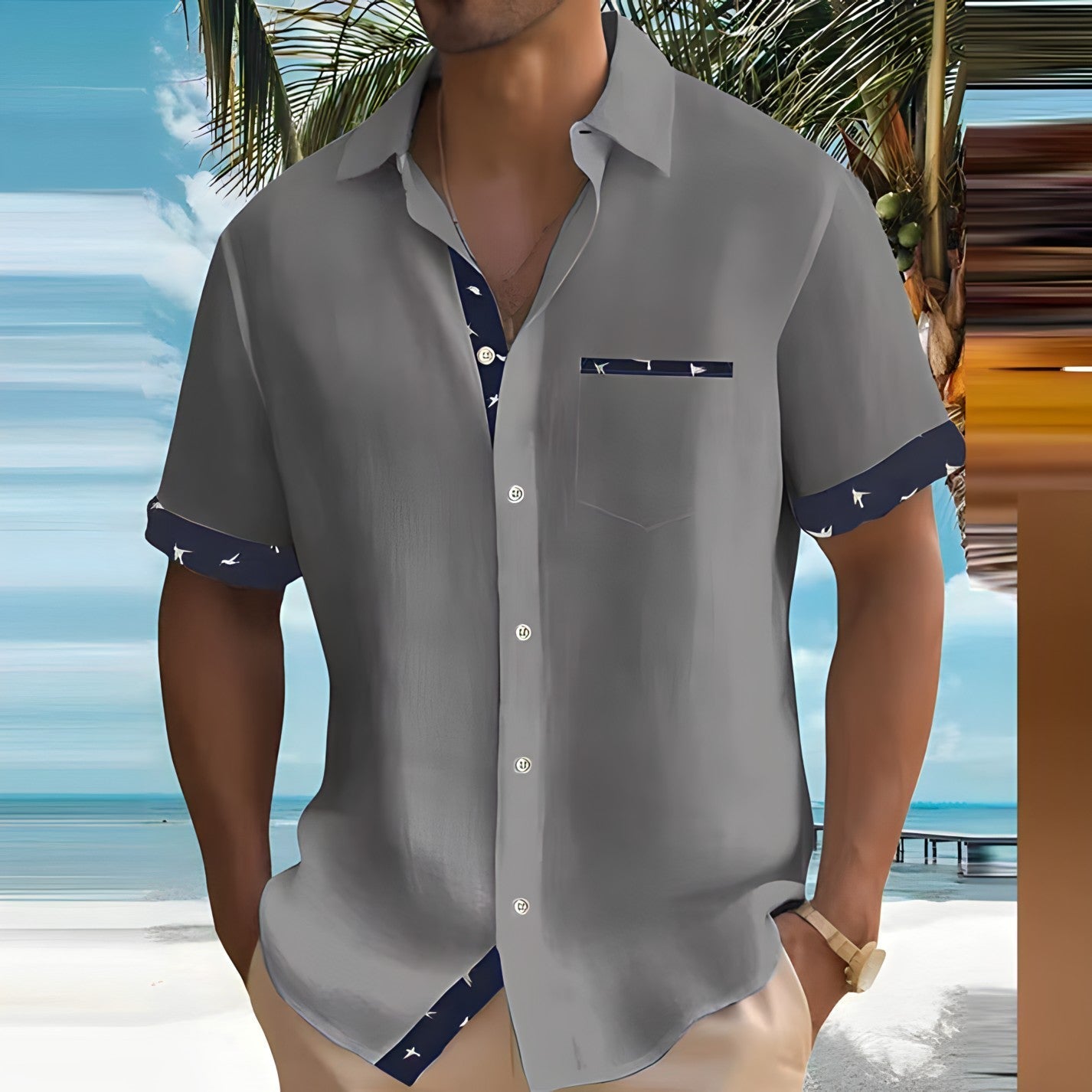 Liam | Lightweight Breathable Men's Shirt 10