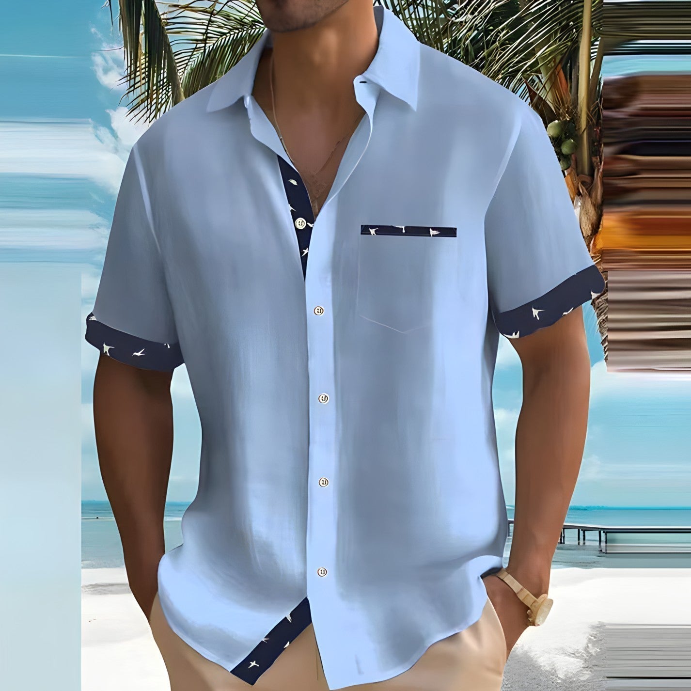 Liam | Lightweight Breathable Men's Shirt 8