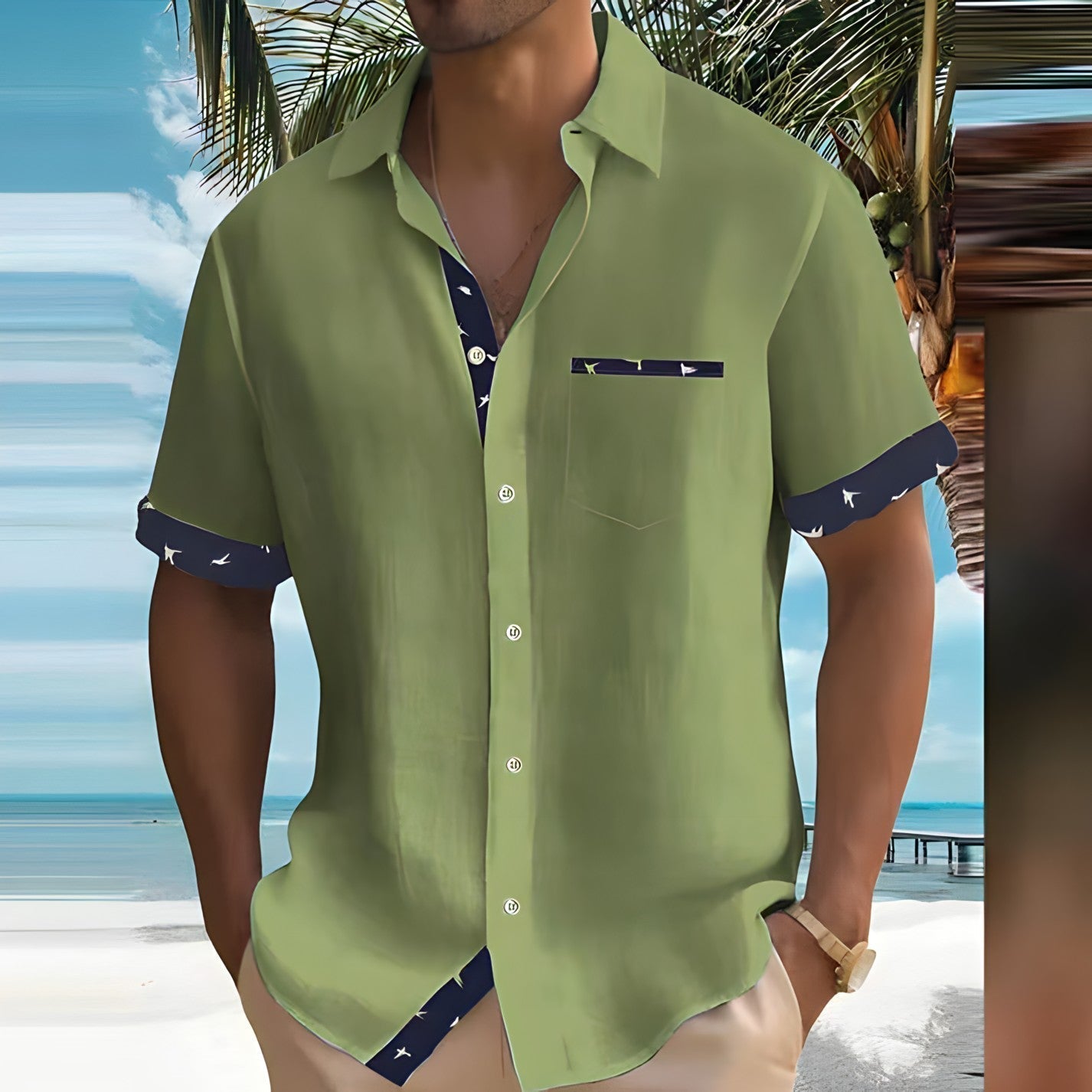 Liam | Lightweight Breathable Men's Shirt 9