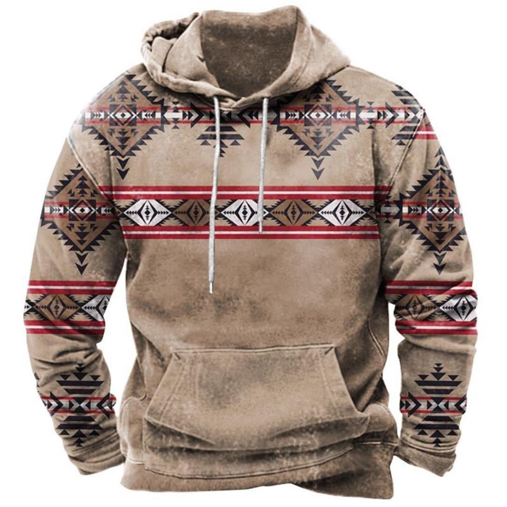 Liam | Stylish Cozy Aztec Hoodie for Men 0