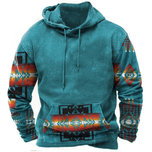 Liam | Stylish Cozy Aztec Hoodie for Men 2