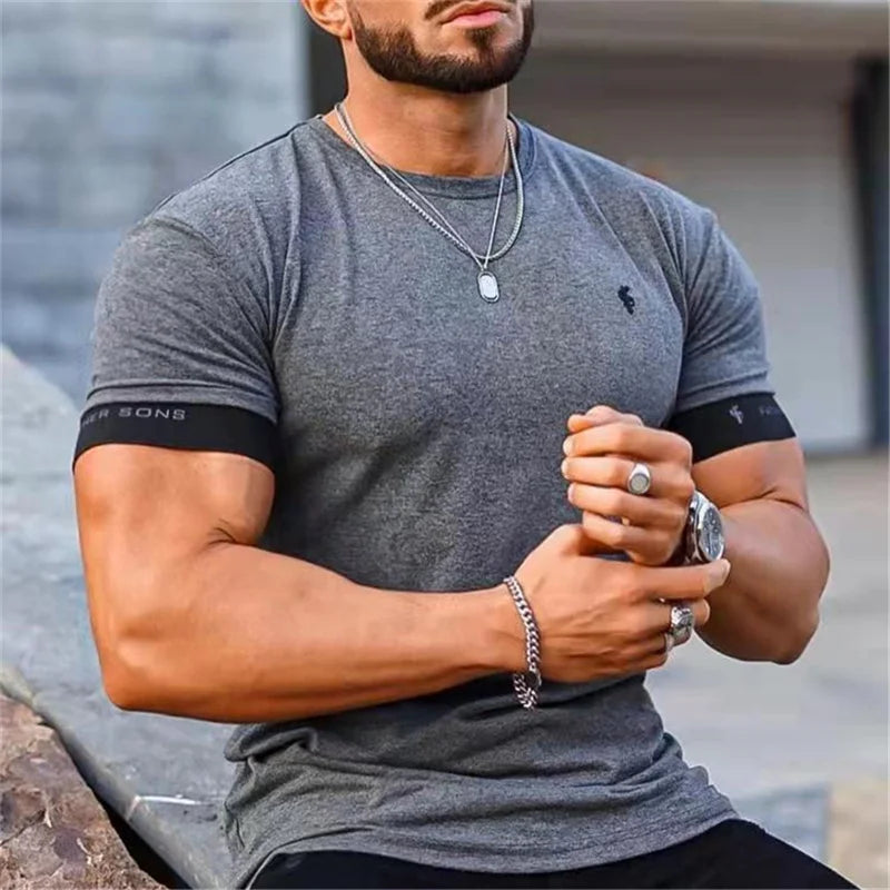 Liam | Stylish Muscle Fit Men's T-Shirt 0