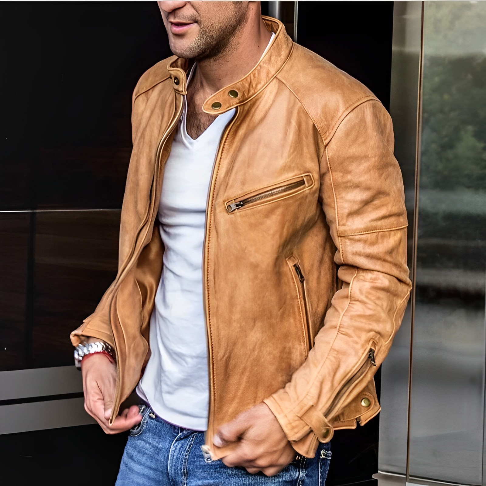 Liam | Stylish Premium Black Leather Jacket 1