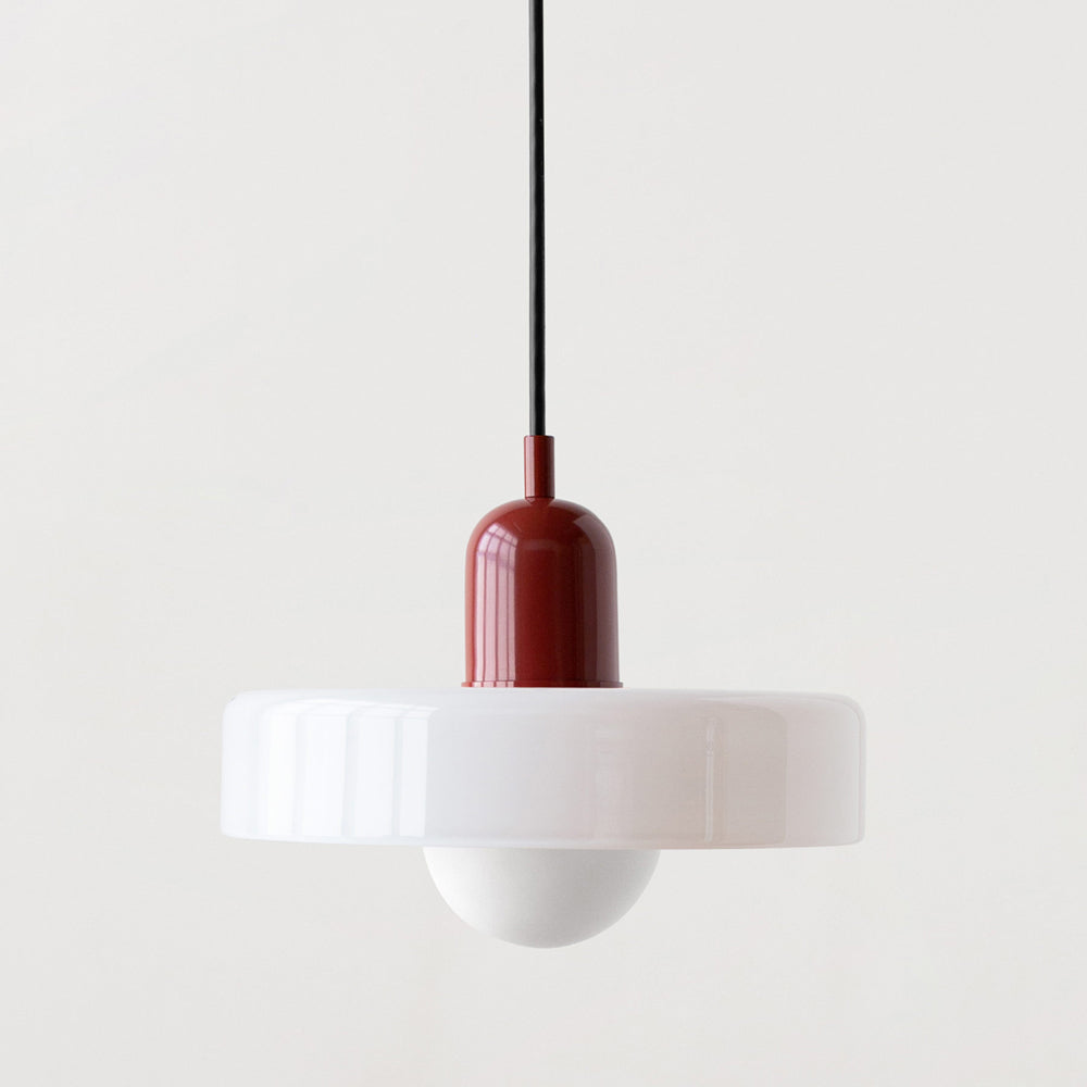 Linea | Bauhaus Colored Glass Pendant Lamp for Classic Interior 0